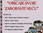 NAJAVA: III. Večer folklora ''Običaje svoje zaboravit neću'' u Prozoru-Rami