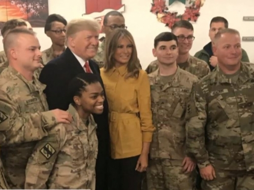 Trump posjetio američke snage u Iraku