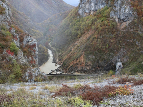 FOTO: Proba temeljnog ispusta brane HE Rama