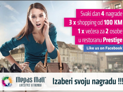 Izaberi svoju nagradu u Mepas mall-u od 28.05. do 16.06.