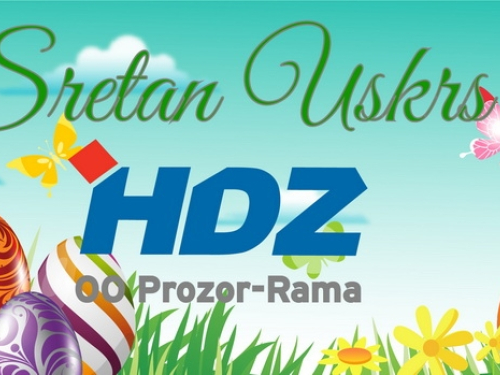 Uskrsna čestitka OO HDZ BiH Rama