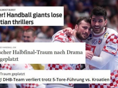 Njemački mediji nakon poraza: "Rukometni giganti su izgubili u hrvatskom trileru..."