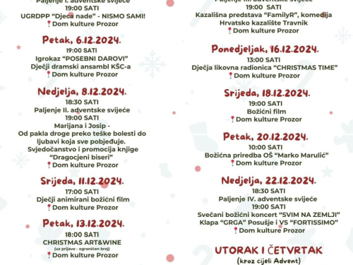 Advent u Rami: Program prepun radosti i zajedništva