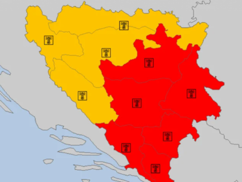 Opasno vrući vikend u BiH, upaljen crveni alarm, temperature i iznad 40 stupnjeva