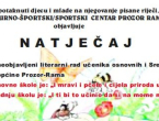 KSC Prozor-Rama raspisao natječaj za najbolji literarni rad