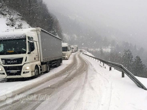 Česti zastoji na dionici Jablanica - Mostar