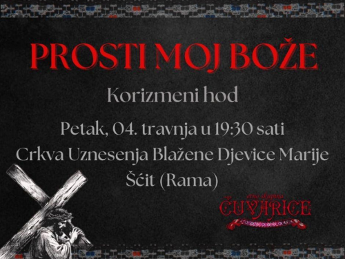 NAJAVA: Etno skupina Čuvarice - ''Korizmeni hod – Prosti moj Bože''