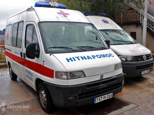 Tri osobe iz Rame ozlijeđene u prometnoj nesreći u Tomislavgradu