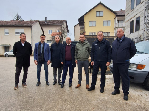 Izaslanstvo MUP-a HNŽ-a obišlo radove u Prozoru