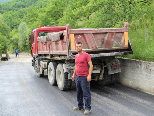 FOTO: Završena rekonstrukcija puta kroz Mlušu