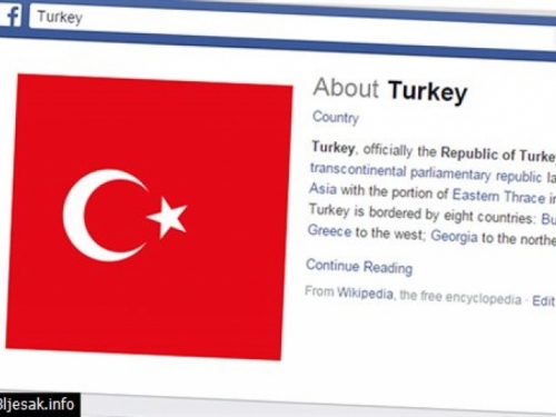 Turska prijeti potpunom blokadom Facebooka