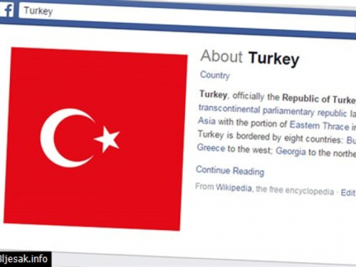 Turska prijeti potpunom blokadom Facebooka