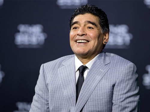 Maradona sudjeluje na ždrijebu za SP
