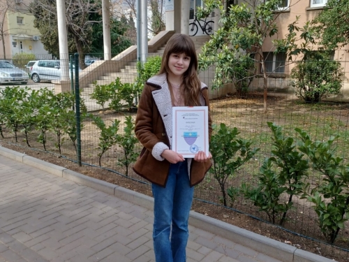 Marija Fofić iz Prozora osvojila drugo mjesto na županijskom natjecanju iz biologije