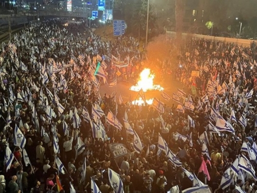 Ogromni prosvjedi nakon smjene ministra u Izraelu