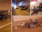 VIDEO: Snimka iz tunela Sv. Ilija: BMW izravno udario u C4