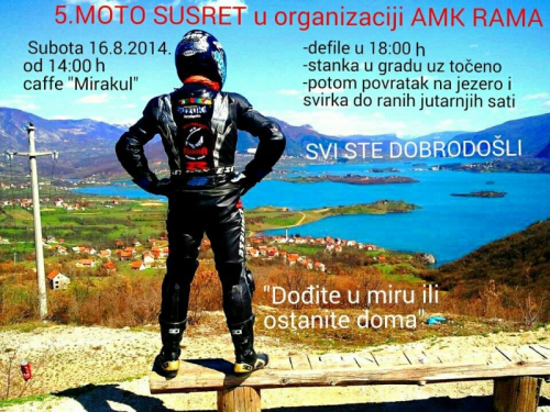 Najava: V. moto susret u Rami