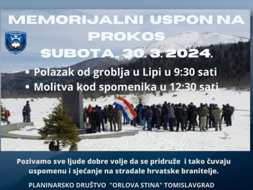 Memorijalni uspon na Prokos, na Vran planini