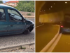 Nevjerojatno: Žena vozila auto bez guma kao da se ništa ne događa
