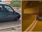 Nevjerojatno: Žena vozila auto bez guma kao da se ništa ne događa