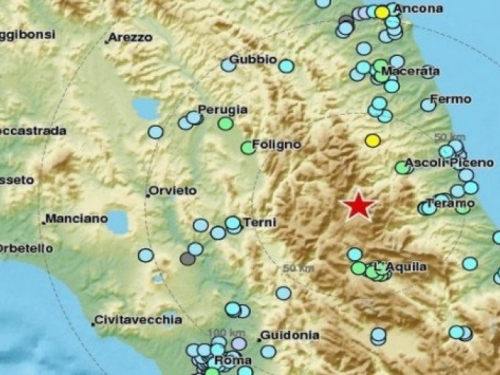 Potres jačine 5,4 po Richteru pogodio središnju Italiju