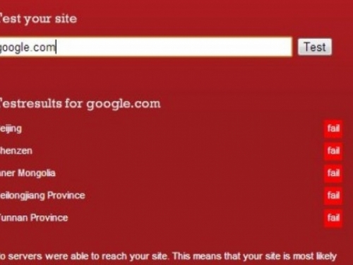 Kina blokirala Google!