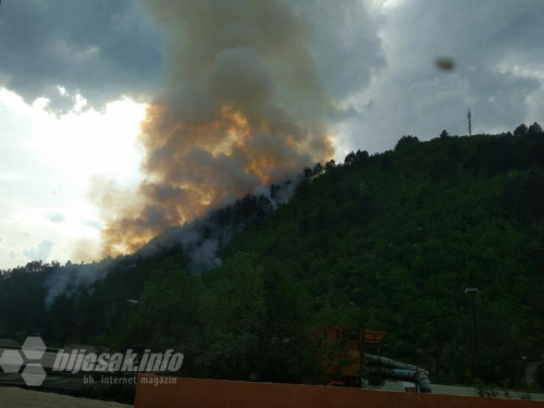 Četiri požara na području HNŽ-a