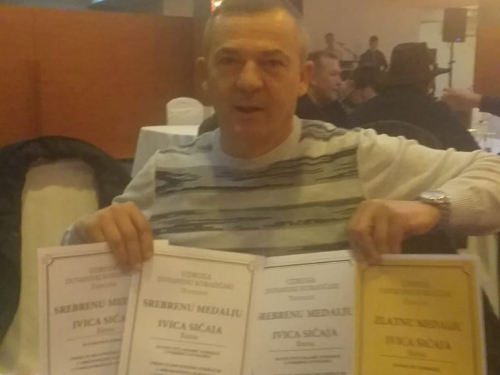 Kobasijada: Ivica Sičaja osvojio 1 zlatnu i 3 srebrne medalje!
