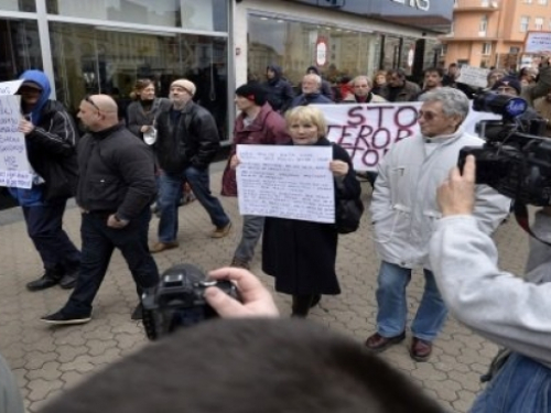 Završen marš "Stop teroru šatoraša", nekoliko uhićenih