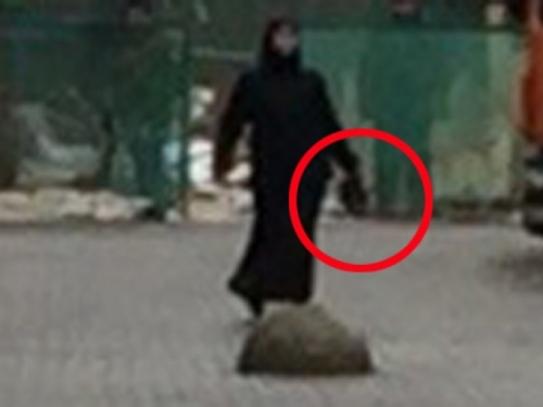 Žena obučena u crno s odsječenom glavom djeteta u ruci vikala 'Alahu akbar'