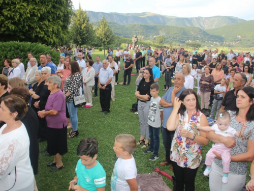 FOTO: Misa Uočnica na Šćitu - Velika Gospa 2018.