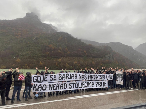 Ultrasi vraćeni s ulaza u Sarajevo: “Za Herceg-Bosnu i Vukovar”