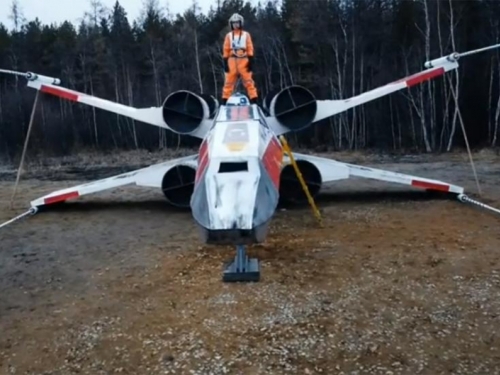 U Sibiru napravili repliku svemirskog lovca Lukea Skywalkera