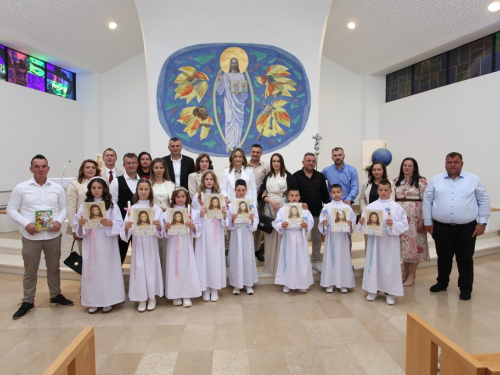 FOTO: Prva pričest u župi Rumboci