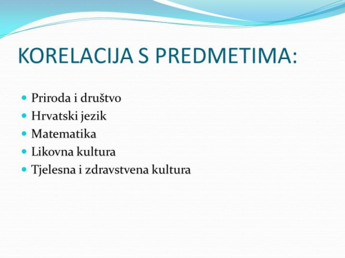 Projektna nastava: Briga o zdravlju školske djece