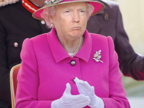 FOTO: Pomoću photoshopa smjestio Trumpa na mjesto kraljice