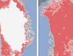 U četiri dana Grenland ostao bez 57% ledene površine