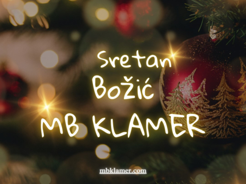 Sretan Božić želi vam MB Klamer Prozor-Rama