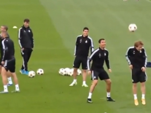 Modrić i Ronaldo oduševili potezima na treningu
