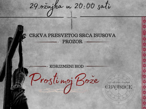 Čuvarice završavaju korizmenu turneju u Prozoru velikim koncertom zahvale