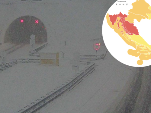 Krećete na put? Hrvatska pod crvenim alarmom, snježni nanosi i bura donose otežano prometovanje