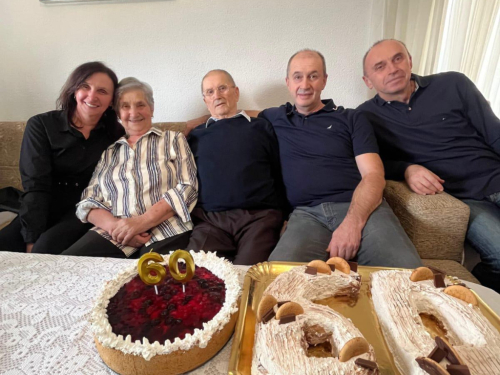 Dijamantni pir: Pero i Danica Anić proslavili 60 godina zajedničkog života