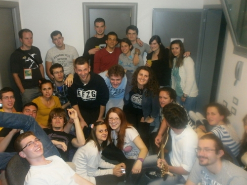 Foto: Mladi Ramljaci na susretu europskih sveučilišta u Rimu