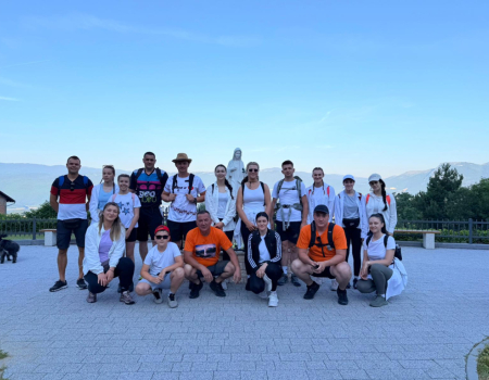 Prva grupa hodočasnika krenula pješice iz Rame u Međugorje