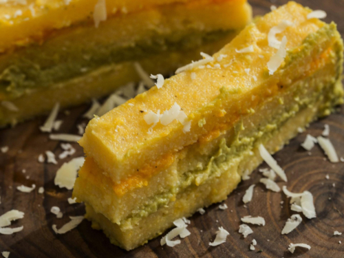 Recept za tortu od palente, mrkve i graška