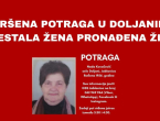 Sretno okončana potraga u Doljanima: Nada Kovačević pronađena živa!