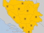I danas opasno vrijeme u BiH, upaljeno narančasto upozorenje