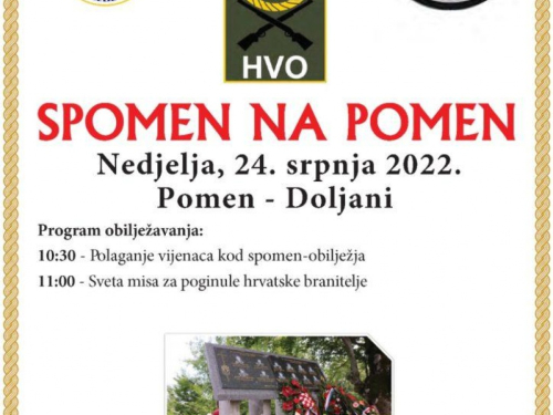 NAJAVA: Spomen na Pomen