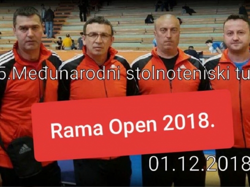 NAJAVA: 5. Međunarodni stolnoteniski turnir "RAMA OPEN 2018"