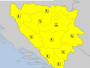 Nevrijeme najavljeno danas za područje cijele BiH